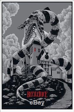 Ken Taylor Beetlejuice Variant GID Mondo Poster Print