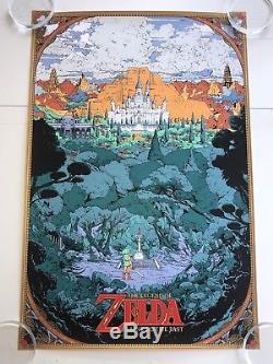 Kilian Eng The Legend of Zelda Print Poster Nintendo Mondo Limited Edition NES