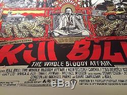 Kill Bill The Whole Bloody Affair Tyler Stout Screen Print Poster Mondo