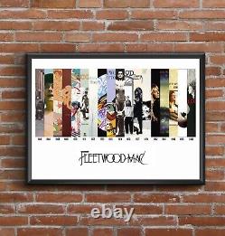 Kings of Leon Discography Multi Album Art Print Great Fathers Day Gift