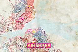 Kinshasa (Congo) Artistic Modern Map Photo Poster Art Print Gift