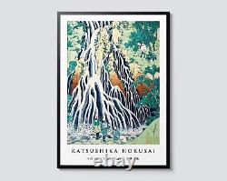 Kirifuri Waterfalls Wall Art, Katsushika Hokusai Traditional Ukiyo-E Woodblock