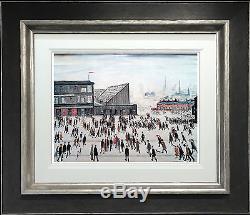 L S Lowry Signed Limited Edition Print'going To The Match' Northern Art