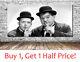 Laurel And Hardy Canvas Wall Art Print Handmade Large Movie Canvas