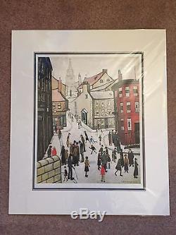 LS Lowry signed limited edition print Berwick on Tweed