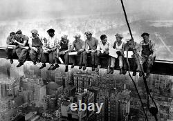 LUNCH ATOP A SKYSCRAPER CANVAS ART PRINT New York Art Picture Various Sizes