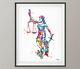 Lady Justice Watercolor Print Scales Of Justice Lawyer Office Decor Wall Art-424