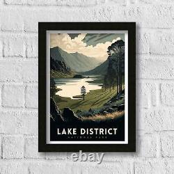 Lake District Travel Poster