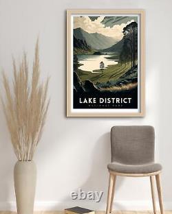 Lake District Travel Poster