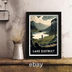 Lake District Travel Poster