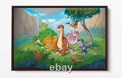 Land Before Time 1 Large Canvas Wall Art Float Effect/frame/picture/poster Print