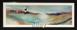 Landscape by Alfred Gockel Framed Art Offset Lithograph Signed