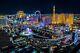 Las Vegas City Usa America Cityscape Night Scene Canvas Pictures Wall Art Prints