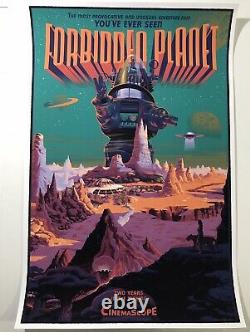 Laurent Durieux Signed Forbidden Planet Mondo Movie Print Poster Jaws One Sheet