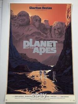 Laurent Durieux Signed Planet of the Apes Signed Mondo Movie Print Poster Jaws