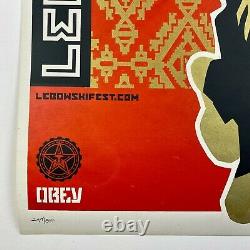 Lebowski Fest Print (2002) Shepard Fairey Obey Giant Signed / Numbered #300