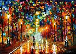 Leonid Afremov FAREWELL TO ANGER Painting Canvas Wall Art Picture Print HOME