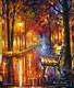 Leonid Afremov (new) Long Before Winter Painting Canvas Wall Art Picture Print