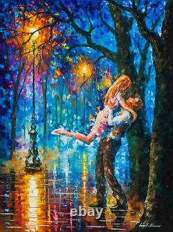 Leonid Afremov The Proposal OIL PAINTING Canvas Wall Art Picture Print