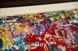 Leroy Neiman Bar at 21 Limited Signed Painting Art All Offers Considered