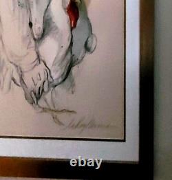Leroy Neiman Original Lithograph Punchinello Hand Signed & Numbered Framed
