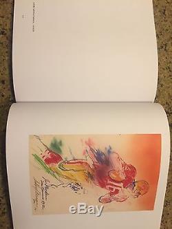 Leroy Neiman Original Pastel Painting Joe Montana Superbowl 1989 Original COA