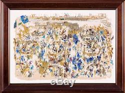 Leroy Neiman Stock Market Limited Signed Original Serigrap All Offers Considered