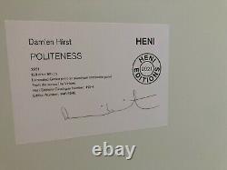 Limited Damien Hirst The Virtues H9-4 Politeness Signed and Numbered