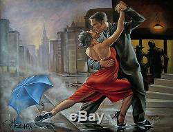 Limited Edition Print By Ellectra Tango Flamenco Dancers/erotic Oil Valentines