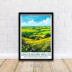 Lincolnshire Wolds Travel Print Wall Decor Wall Art Lincolnshire Wolds Wall Hang