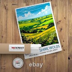Lincolnshire Wolds Travel Print Wall Decor Wall Art Lincolnshire Wolds Wall Hang