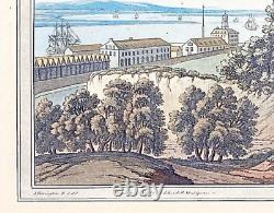 London Woolwich view aquatint 1793 original by Farington & Stadler