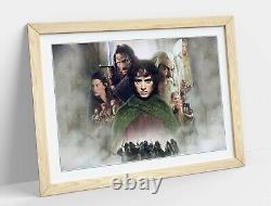 Lord Of The Rings Large Canvas Wall Art Float Effect/frame/picture/poster Print