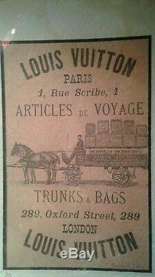 Louis Vuitton'Articles De Voyage' Ltd. Edition Poster signed Fairchild Paris