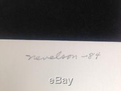 Louise Nevelson signed #9/10 ed artist proof