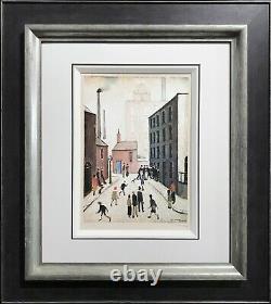 Ls Lowry Artist Signed Limited Ltd Edition Print'industrial Scene' In Stock