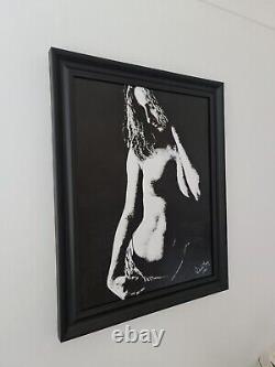 Ltd Edition Hand Embellished Signed Fine Art Giclée Print sexy female nude naked