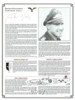 Luftwaffe Profile Album with 24 original WWII Luftwaffe Aces Autographs