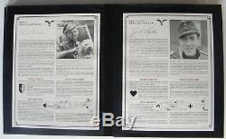 Luftwaffe Signed Profile Album 24 Luftwaffe Aces inc Hartmann, Galland, Rall