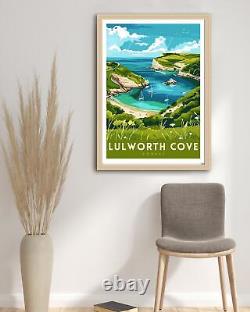 Lulworth Cove Dorset Travel Print