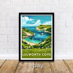 Lulworth Cove Dorset Travel Print