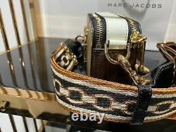 MARC JACOBS Snapshot Colourblock chain print strap Small Camera Bag 100% AUTHENT