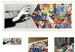 MARTIN WHATSON Sneak Peek Timed Edition Screen print COA Stamped Graffiti Prints