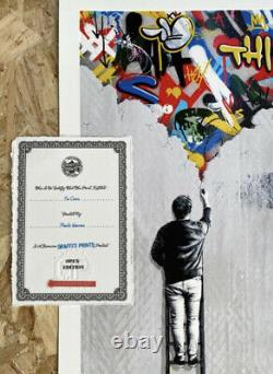 MARTIN WHATSON THE CRACK Timed Edition Screen print COA Stamped Graffiti Prints