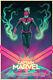 Mondo Captain Marvel Variant Print Poster Jen Bartel Xx/325