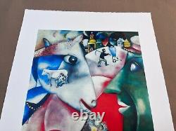 Marc Chagall I am the Village, 1911 Plate Signed Hand-Number Ltd Ed Print