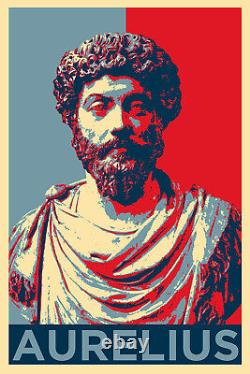 Marcus Aurelius Hope 2 Poster, Art Print, Painting, Artwork, Gift