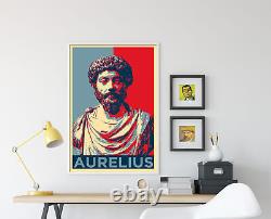 Marcus Aurelius Hope 2 Poster, Art Print, Painting, Artwork, Gift