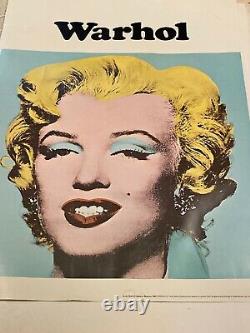 Marilyn Monroe- by Andy Warhol 1971 Tate Gallery, London Exhibition Poster