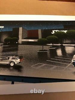 Mark Englert Back to the Future Poster RARE Print, Mint Condition